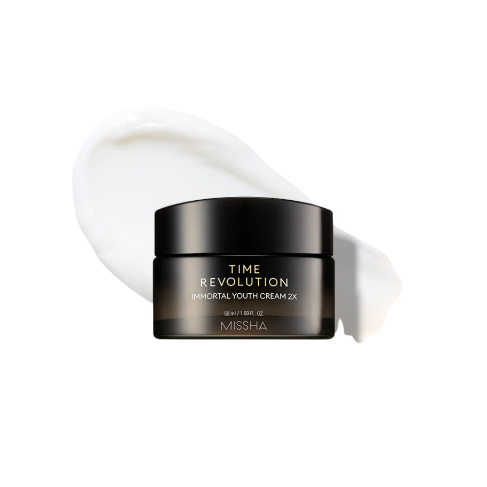 Crema rejuvenecedora inmortal Time Revolution de MISSHA, 2 unidades de 50 ml