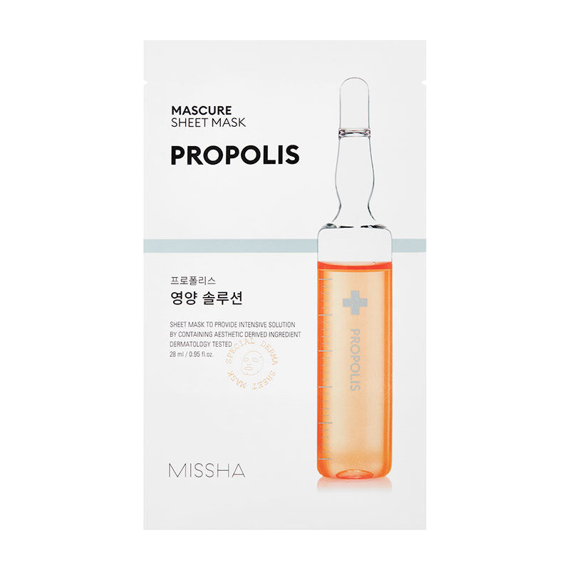 MISSHA Mascure Nutrition Solution Sheet Mask Propolis 27ml-0